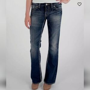 Silver Jeans Women's Boot Cut Jeans - Dark Blue